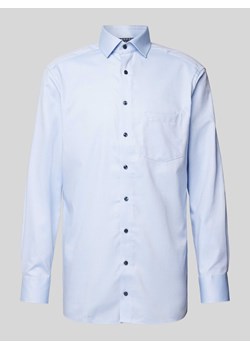 Koszula biznesowa o kroju Modern Fit z kołnierzykiem typu kent ze sklepu Peek&Cloppenburg  w kategorii Koszule męskie - zdjęcie 172379609