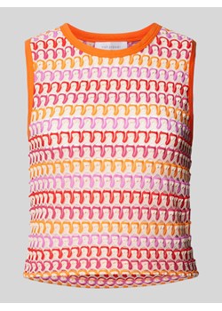 Top z okrągłym dekoltem ze sklepu Peek&Cloppenburg  w kategorii Bluzki damskie - zdjęcie 172379657