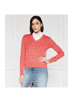 POLO RALPH LAUREN Sweter KIMBERLY | Slim Fit ze sklepu Gomez Fashion Store w kategorii Swetry damskie - zdjęcie 172379869
