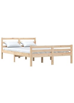 Łóżko z naturalnego drewna sosnowego 120x200 - Aviles 4X ze sklepu Edinos.pl w kategorii Łóżka i materace - zdjęcie 172381758