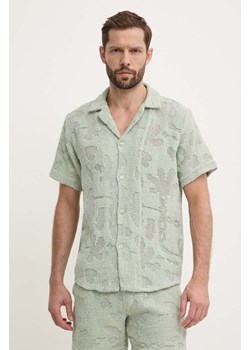 OAS koszula bawełniana kolor zielony relaxed ze sklepu ANSWEAR.com w kategorii Koszule męskie - zdjęcie 172382479