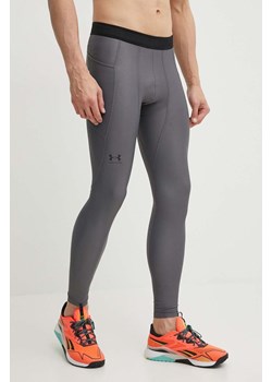 Under Armour legginsy treningowe Iso-Chill kolor szary gładkie ze sklepu ANSWEAR.com w kategorii Spodnie męskie - zdjęcie 172382549