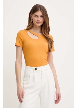 Morgan t-shirt DVIL damski kolor pomarańczowy ze sklepu ANSWEAR.com w kategorii Bluzki damskie - zdjęcie 172382816