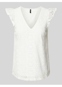 Top bluzkowy z efektem podpalania model ‘HONEY LULU’ ze sklepu Peek&Cloppenburg  w kategorii Bluzki damskie - zdjęcie 172383038
