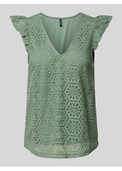 Top bluzkowy z efektem podpalania model ‘HONEY LULU’ ze sklepu Peek&Cloppenburg  w kategorii Bluzki damskie - zdjęcie 172383046