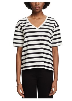 ESPRIT Koszulka w kolorze biało-czarnym ze sklepu Limango Polska w kategorii Bluzki damskie - zdjęcie 172384286