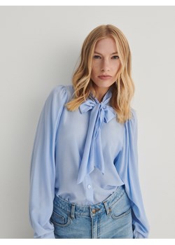 Reserved - Koszula z wiązaniem - jasnoniebieski ze sklepu Reserved w kategorii Koszule damskie - zdjęcie 172384947