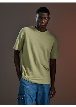 Sinsay - Koszulka bawełniana - zielony ze sklepu Sinsay w kategorii T-shirty męskie - zdjęcie 172385795