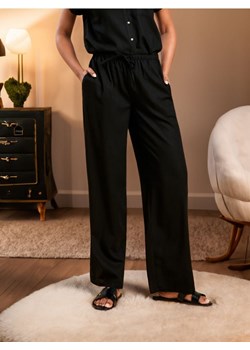 Sinsay - Spodnie wide leg - czarny ze sklepu Sinsay w kategorii Spodnie damskie - zdjęcie 172385829