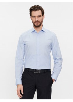 Calvin Klein Koszula K10K112103 Błękitny Slim Fit ze sklepu MODIVO w kategorii Koszule męskie - zdjęcie 172390166