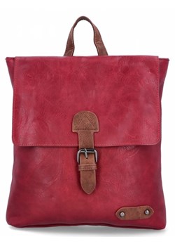 Plecak Damski Vintage firmy Herisson Bordowy (kolory) ze sklepu torbs.pl w kategorii Plecaki - zdjęcie 172391319