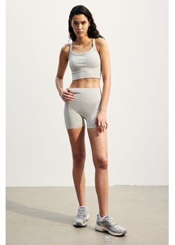 H & M - Bezszwowe szorty sportowe hotpants DryMove - Brązowy ze sklepu H&M w kategorii Szorty - zdjęcie 172393458