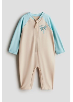 H & M - Kostium kąpielowy UPF 50 - Beżowy ze sklepu H&M w kategorii Odzież dla niemowląt - zdjęcie 172393535