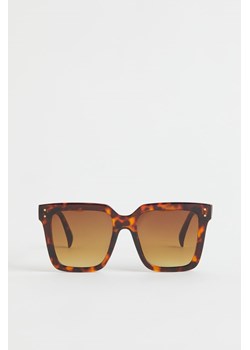 H & M - Okulary przeciwsłoneczne - Brązowy ze sklepu H&M w kategorii Okulary przeciwsłoneczne damskie - zdjęcie 172393547