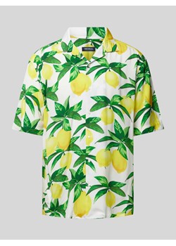 Koszula casualowa o kroju regular fit z nadrukiem na całej powierzchni ze sklepu Peek&Cloppenburg  w kategorii Koszule męskie - zdjęcie 172393576