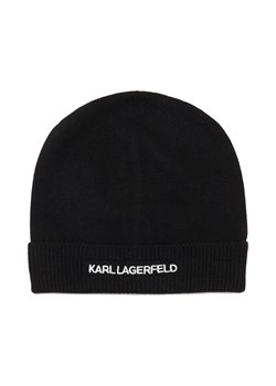 Karl Lagerfeld Czapka k/essential beanie | z dodatkiem wełny i kaszmiru ze sklepu Gomez Fashion Store w kategorii Czapki zimowe damskie - zdjęcie 172394218