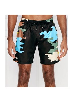 Plein Sport Szorty kąpielowe Camouflage | Regular Fit ze sklepu Gomez Fashion Store w kategorii Kąpielówki - zdjęcie 172394649