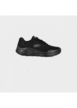 Męskie sneakersy Skechers Arch Fit - czarne ze sklepu Sportstylestory.com w kategorii Buty sportowe męskie - zdjęcie 172398185