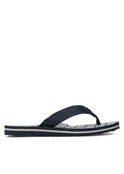 Tommy Hilfiger Japonki Th Emblem Beach Sandal FW0FW07900 Granatowy ze sklepu MODIVO w kategorii Klapki damskie - zdjęcie 172400429