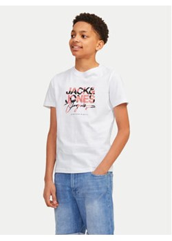 Jack&Jones Junior T-Shirt Joraruba 12257133 Biały Standard Fit ze sklepu MODIVO w kategorii T-shirty chłopięce - zdjęcie 172400595