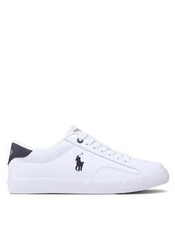 Sneakersy Polo Ralph Lauren Theron V RF104105 White Smooth PU/Navy w/ Navy PP ze sklepu eobuwie.pl w kategorii Trampki dziecięce - zdjęcie 172402148