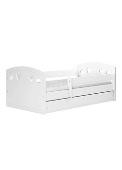 Łóżko dziecięce z materacem Nolia 2X 80x140 - białe ze sklepu Edinos.pl w kategorii Łóżka dziecięce - zdjęcie 172403829