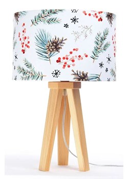 Lampka stołowa trójnóg ze świątecznym motywem - S291-Livera ze sklepu Edinos.pl w kategorii Lampy stołowe - zdjęcie 172404029