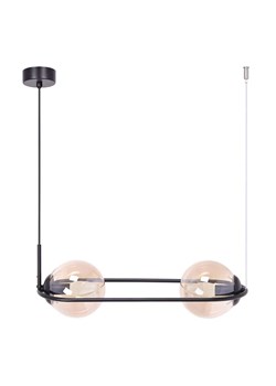 Industrialna lampa nad stół z bursztynowymi kloszami - A200-Anoba ze sklepu Edinos.pl w kategorii Lampy wiszące - zdjęcie 172404265