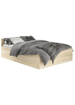 Młodzieżowe łóżko z materacem 140x200 dąb sonoma - Tamlin 3X ze sklepu Edinos.pl w kategorii Łóżka i materace - zdjęcie 172404605