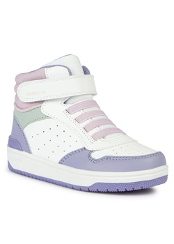 Sneakersy Geox J Washiba Girl J36HXA 05415 C8326 D Lilac/Off White ze sklepu eobuwie.pl w kategorii Buty sportowe dziecięce - zdjęcie 172406496