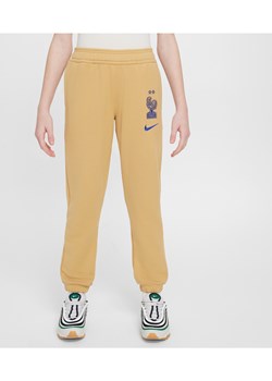 Spodnie piłkarskie dla dużych dzieci Nike Air FFF - Brązowy ze sklepu Nike poland w kategorii Spodnie chłopięce - zdjęcie 172407186
