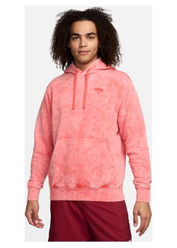 Męska bluza z kapturem Nike Sportswear Club Fleece - Czerwony ze sklepu Nike poland w kategorii Bluzy męskie - zdjęcie 172407198
