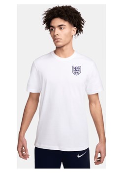 Męski T-shirt piłkarski Nike Anglia - Biel ze sklepu Nike poland w kategorii T-shirty męskie - zdjęcie 172407257