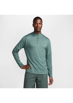 Męska bluza do biegania z zamkiem 1/2 Dri-FIT Nike Element - Zieleń ze sklepu Nike poland w kategorii Bluzy męskie - zdjęcie 172407266