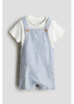 H & M - Bawełniany komplet 2-częściowy - Niebieski ze sklepu H&M w kategorii Odzież dla niemowląt - zdjęcie 172407738