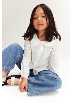 H & M - Bluzka z kołnierzykiem - Biały ze sklepu H&M w kategorii Bluzki dziewczęce - zdjęcie 172407768