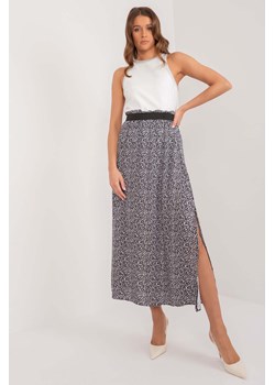 Długa spódnica z printem Sublevel czarna ze sklepu 5.10.15 w kategorii Spódnice - zdjęcie 172409555
