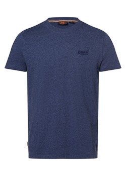Superdry T-shirt męski Mężczyźni Bawełna indygo marmurkowy ze sklepu vangraaf w kategorii T-shirty męskie - zdjęcie 172409666