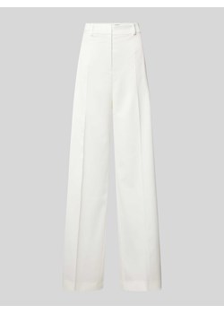 Spodnie materiałowe z szeroką nogawką w kant model ‘Halenar’ ze sklepu Peek&Cloppenburg  w kategorii Spodnie damskie - zdjęcie 172410076