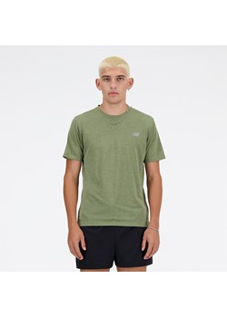 Koszulka męska New Balance MT41253DEK – zielona ze sklepu New Balance Poland w kategorii T-shirty męskie - zdjęcie 172410215
