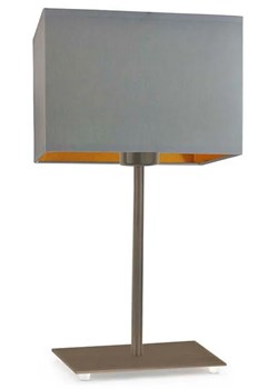 Elegancka lampka nocna na złotym stelażu - EX949-Amalfes - 5 kolorów ze sklepu Edinos.pl w kategorii Lampy stołowe - zdjęcie 172410977