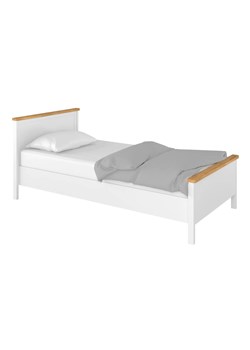 Skandynawskie pojedyncze łóżko z materacem - SO-08 ze sklepu Edinos.pl w kategorii Łóżka i materace - zdjęcie 172411135