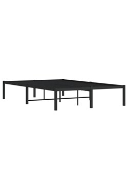 Czarne Metalowe Łóżko Industrialne 140X200 Cm 120 Cm D5-G18 ze sklepu Edinos.pl w kategorii Łóżka i materace - zdjęcie 172411609
