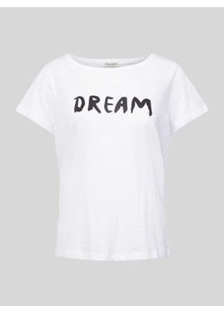 T-shirt z nadrukiem ze sloganem ze sklepu Peek&Cloppenburg  w kategorii Bluzki damskie - zdjęcie 172412209