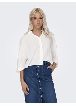 ONLY Koszulka w kolorze białym ze sklepu Limango Polska w kategorii Koszule damskie - zdjęcie 172412869
