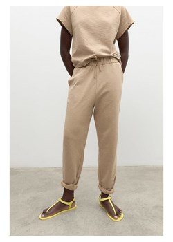 Ecoalf Spodnie dresowe w kolorze beżowym ze sklepu Limango Polska w kategorii Spodnie damskie - zdjęcie 172413389