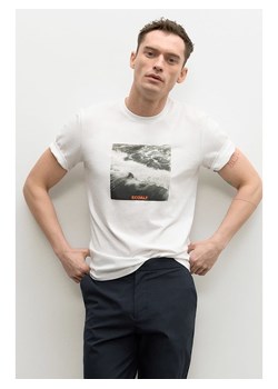 Ecoalf Koszulka w kolorze białym ze sklepu Limango Polska w kategorii T-shirty męskie - zdjęcie 172413467