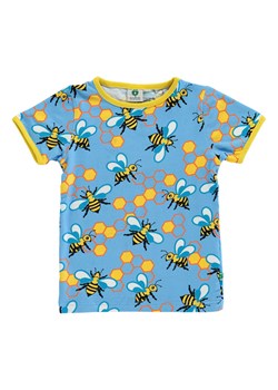 Småfolk Koszulka w kolorze niebiesko-żółtym ze sklepu Limango Polska w kategorii Bluzki dziewczęce - zdjęcie 172413618
