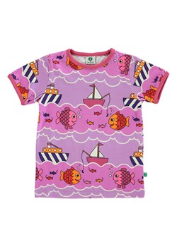 Småfolk Koszulka w kolorze fioletowym ze sklepu Limango Polska w kategorii Bluzki dziewczęce - zdjęcie 172413628