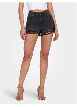 ONLY Szorty jeansowe Pacy 15256232 Czarny Regular Fit ze sklepu MODIVO w kategorii Szorty - zdjęcie 172415678
